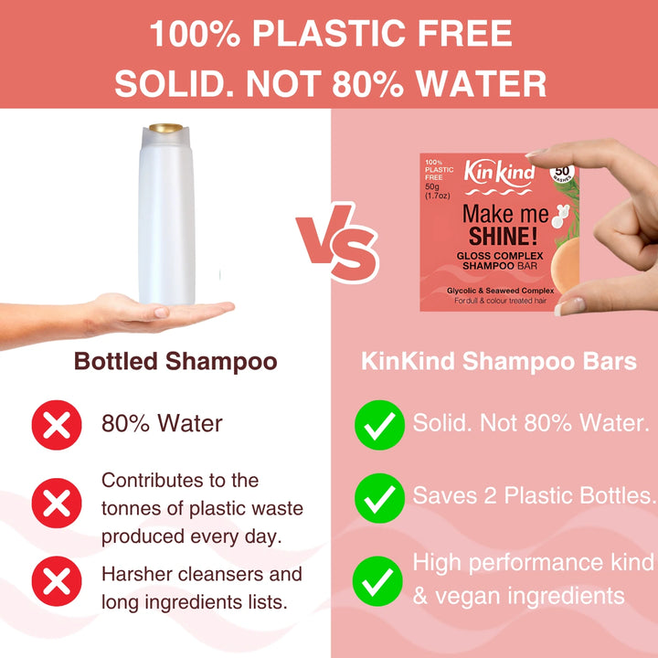 Make me SHINE! Get Started Hair & Beauty Bundle. For Colour Treated & Dull Hair. Saves 5 Plastic Bottles