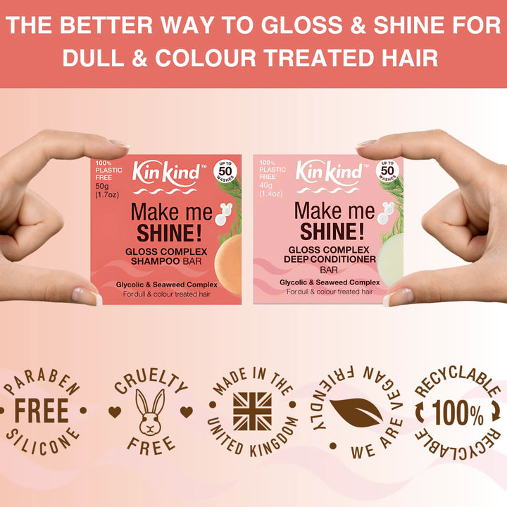 Make me SHINE! Get Started Hair & Beauty Bundle. For Colour Treated & Dull Hair. Saves 5 Plastic Bottles