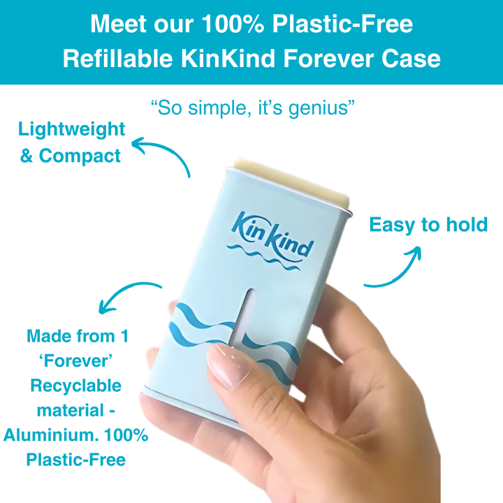 Keep me FRESH! 24hr Refillable Natural Deodorant Starter Pack (Plastic Free Forever Case + 1 Refill)