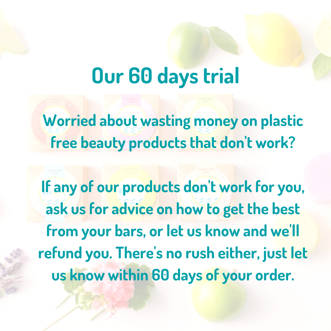 RELAX! Shampoo, Conditioner & BodyWash 6 bar bundle. Saves 10 plastic bottles!