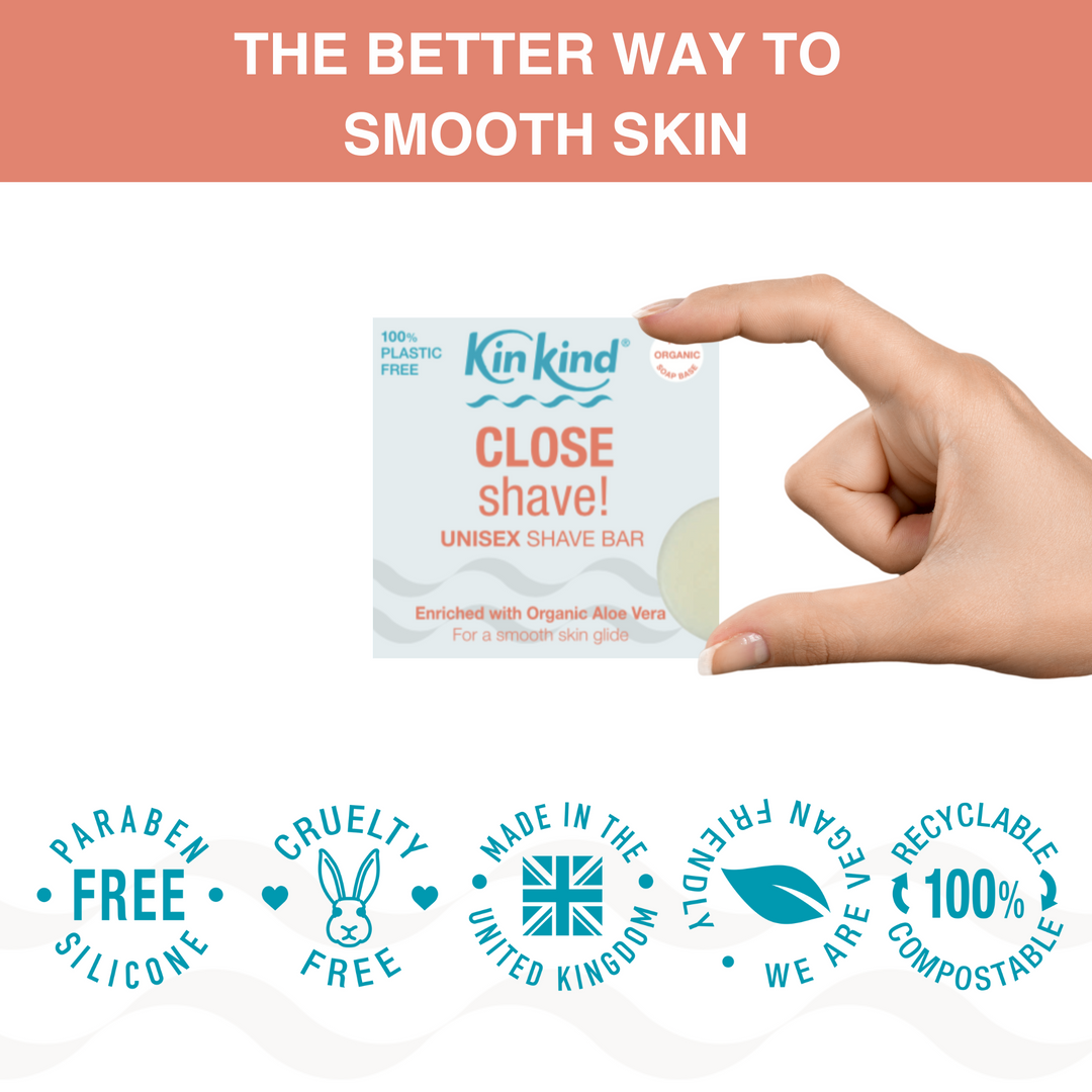 DADS & LADS! GROOMING GIFT SET FOR MEN 4 bars : Shower & Shave. Saves 6 plastic bottles!