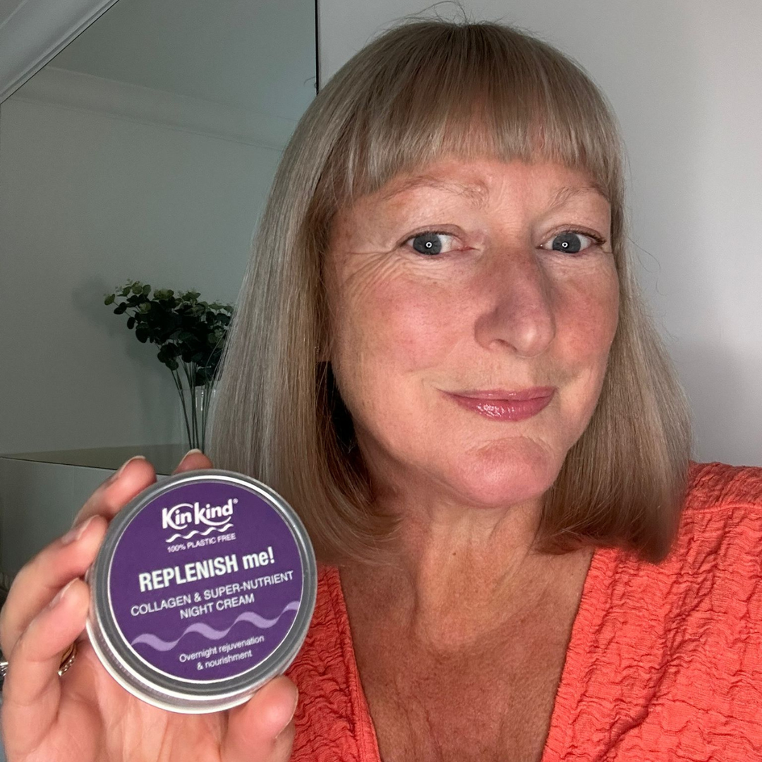REPLENISH me! Collagen & Super-Nutrient Night Cream. For Overnight Rejuvenation & Nourishment.