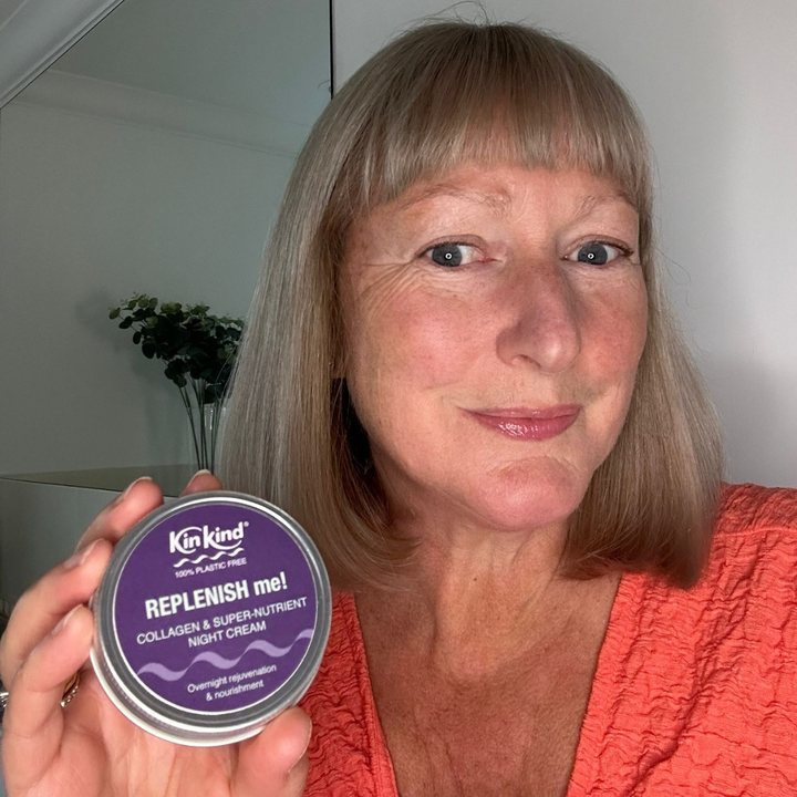 REPLENISH me! Collagen & Super-Nutrient Night Cream. For Overnight Rejuvenation & Nourishment.