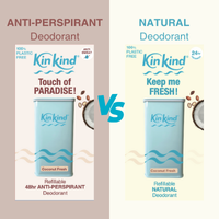 Keep me FRESH! 24hr Refillable Natural Deodorant Starter Pack (Plastic Free Forever Case + 1 Refill)