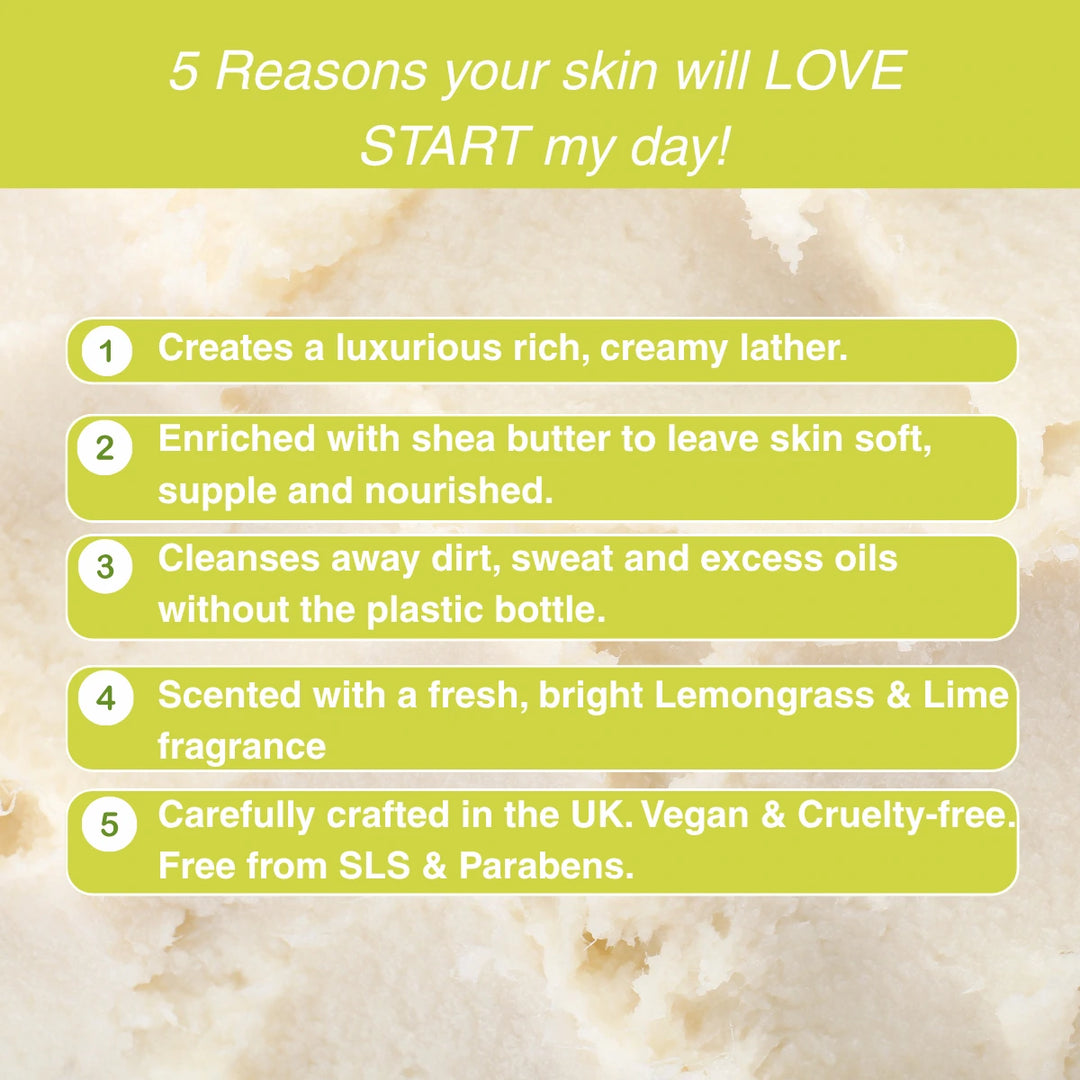 START my day! Lemongrass & Lime BodyWash bar - NEW FORMULA
