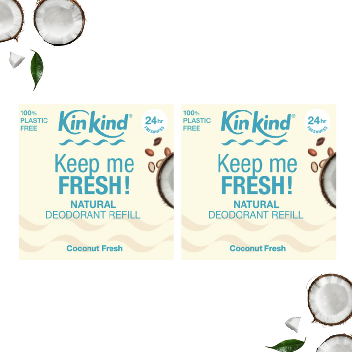 Keep me FRESH! Natural Deodorant Refill Duo Pack