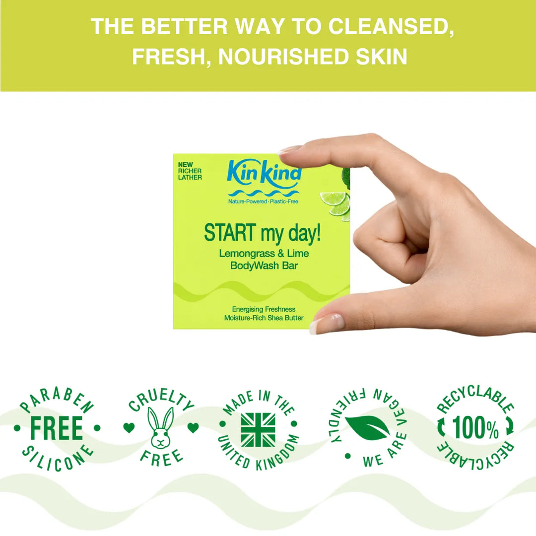START my day! Lemongrass & Lime Bodywash bar - NEW FORMULA