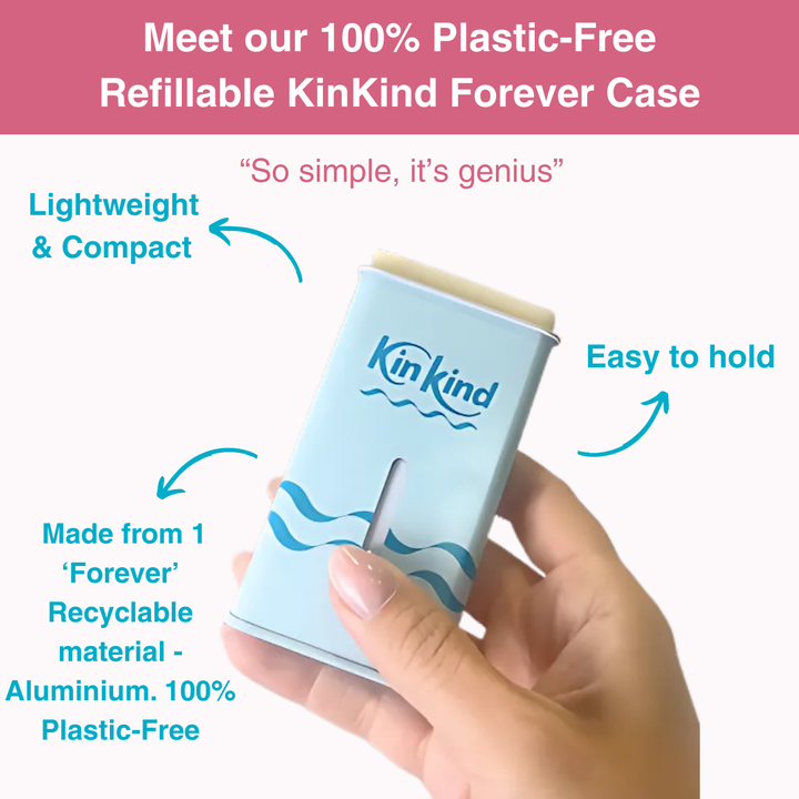FRESH as a daisy! 48hr Refillable Anti-Perspirant Deodorant Starter Pack (Plastic Free Forever Case + 1 Refill)