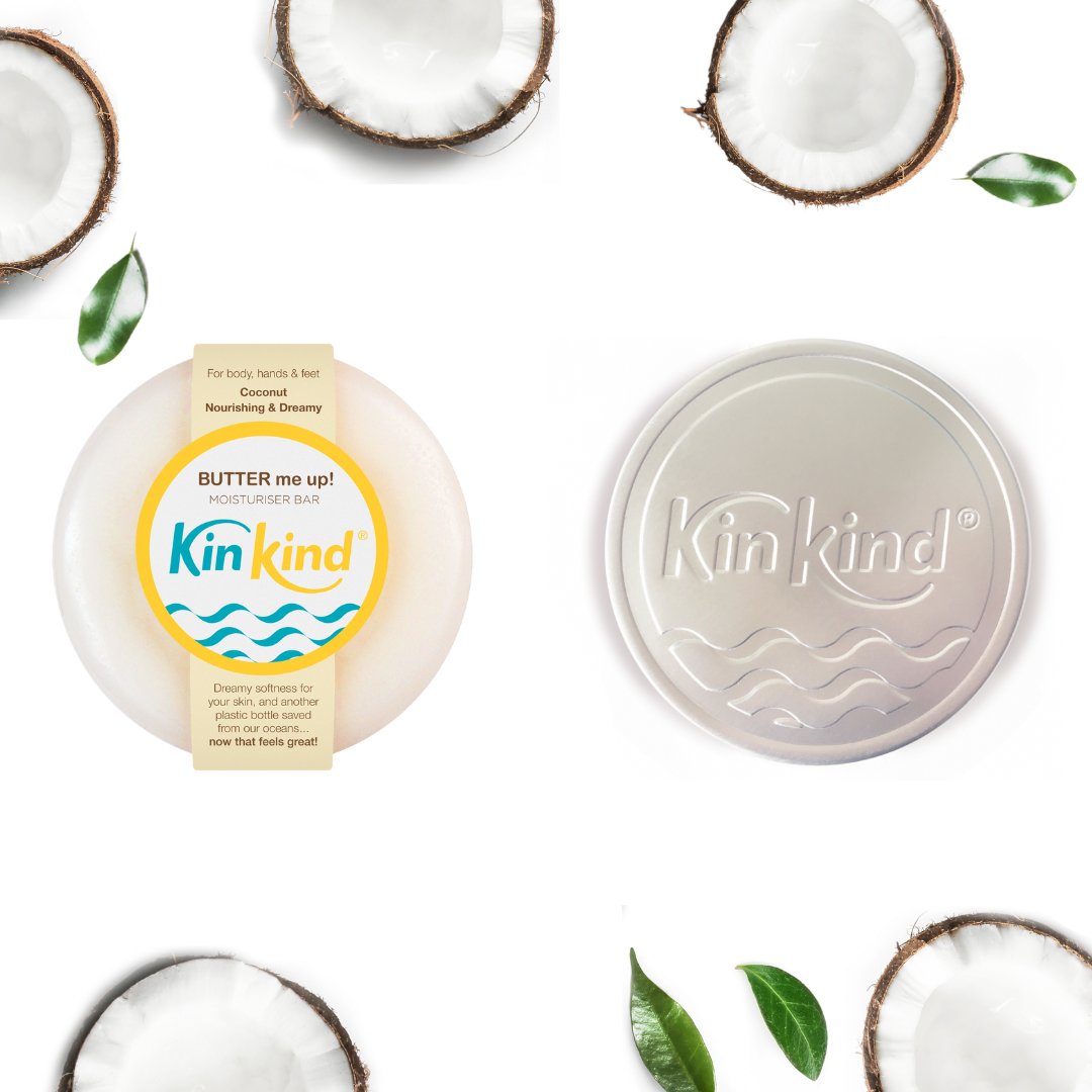 BUTTER me up Moisturiser Bar & Storage Tin. Saves 1 plastic bottle