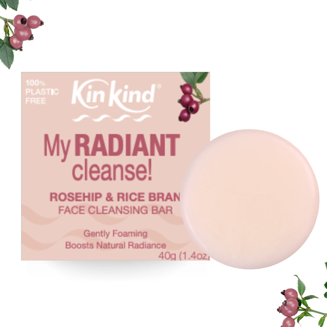 My RADIANT cleanse! Rosehip & Rice Bran Face Cleansing Bar