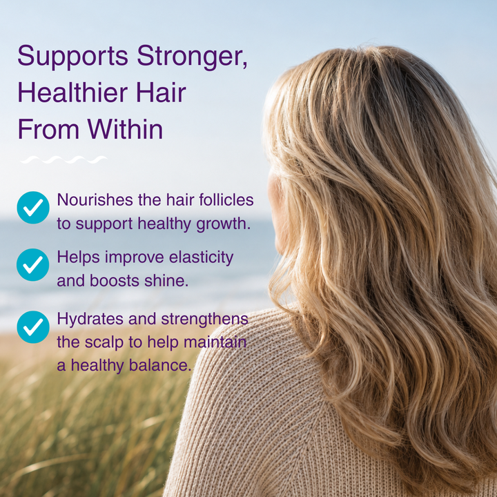 My Inner STRENGTH! Natural Beauty Nutrients. Hair & Scalp Support Supplements (60 days)