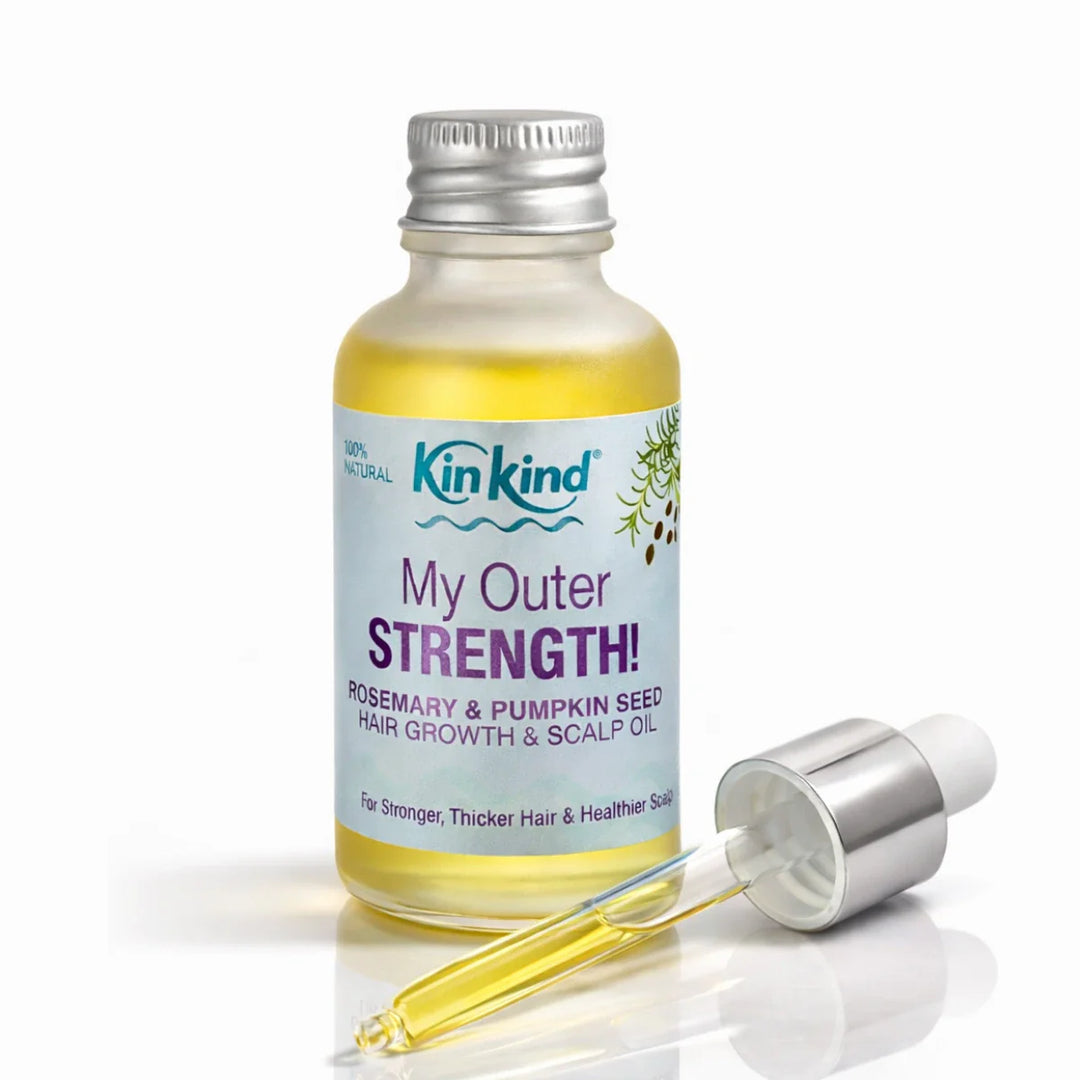 🎁 My Outer STRENGTH! Rosemary & Pumpkin Seed Pro-Hair Growth & Scalp Oil (30ml) (100% off)