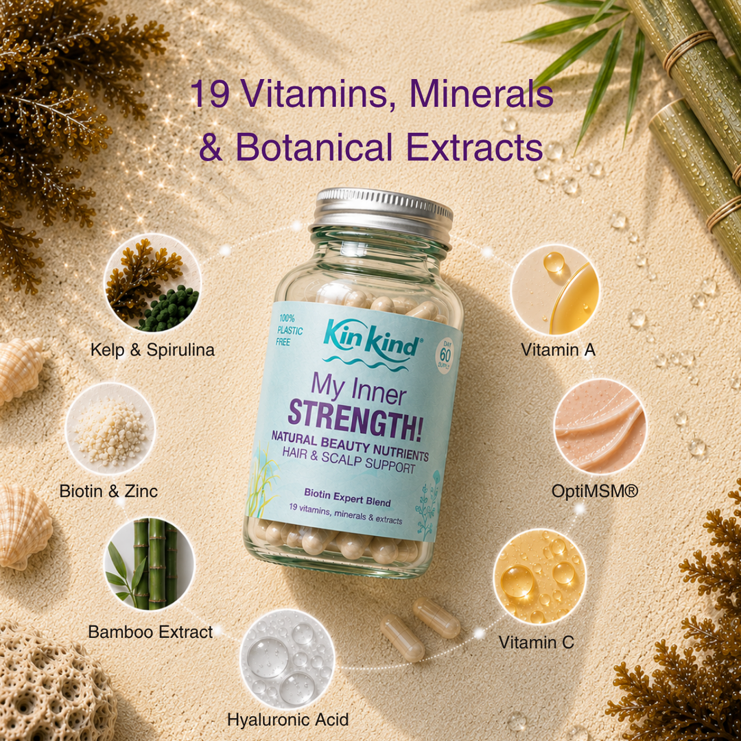 My Inner STRENGTH! Natural Beauty Nutrients. Hair & Scalp Support Supplements (60 days)