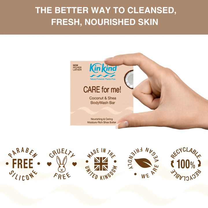 CARE for me! Coconut & Shea BodyWash Bar - NEW FORMULA
