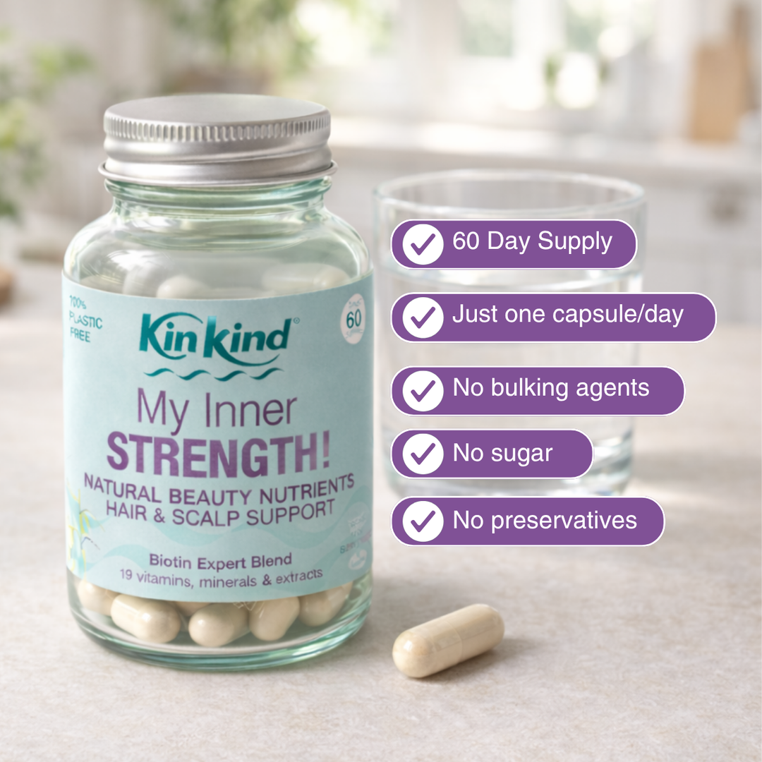 My Inner STRENGTH! Natural Beauty Nutrients. Hair & Scalp Support Supplements (60 days)