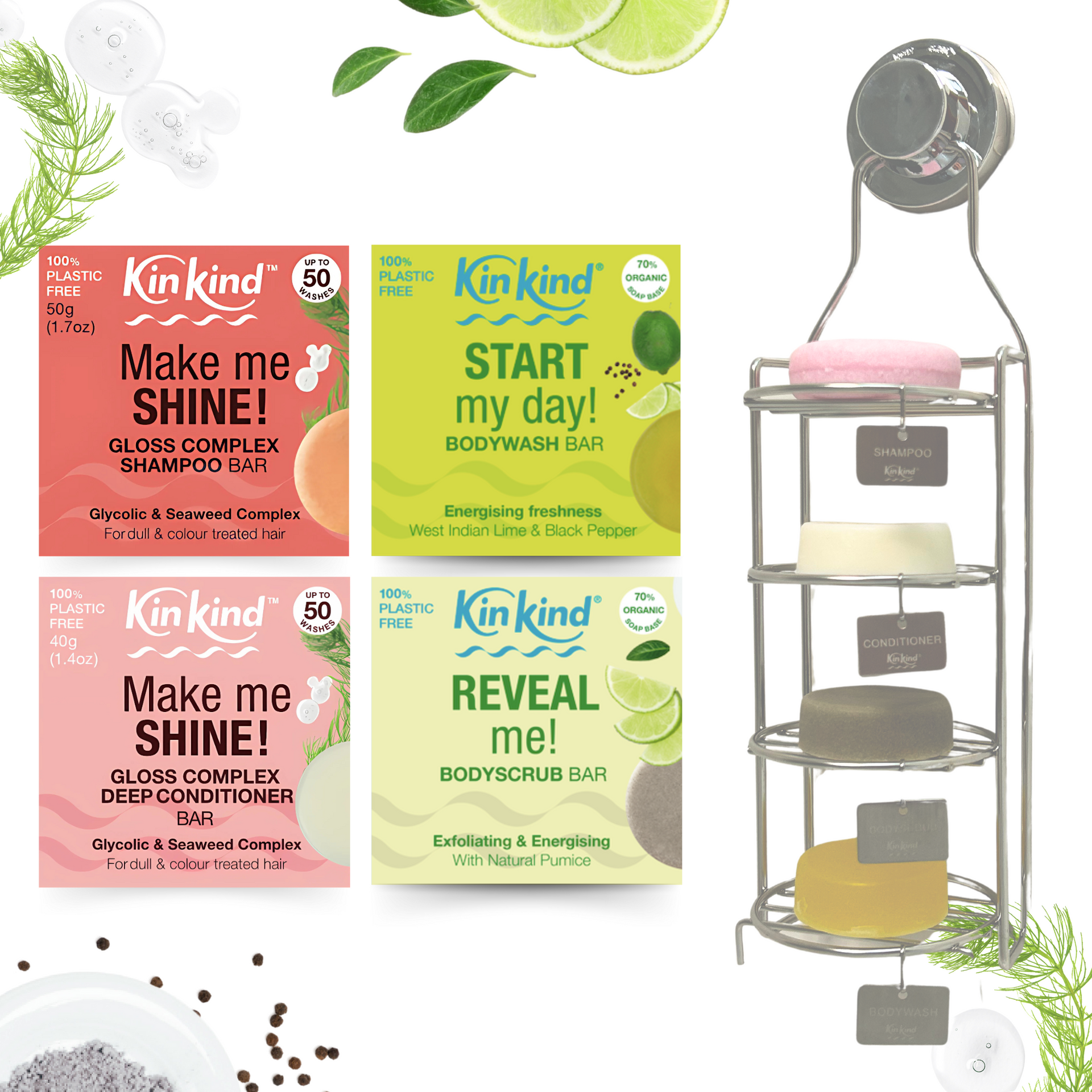 Make me SHINE Shower Caddy BEAUTY GIFT SET
