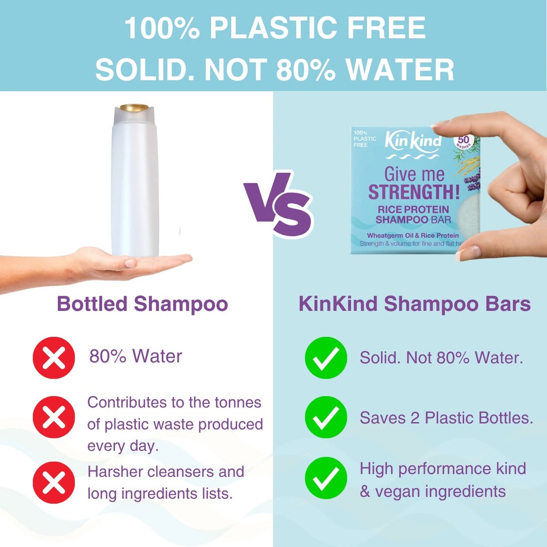 Give me STRENGTH! Get Started Hair & Beauty Bundle. Volume & Strength for fine, flat and thin hair. Saves 5 Plastic Bottles.