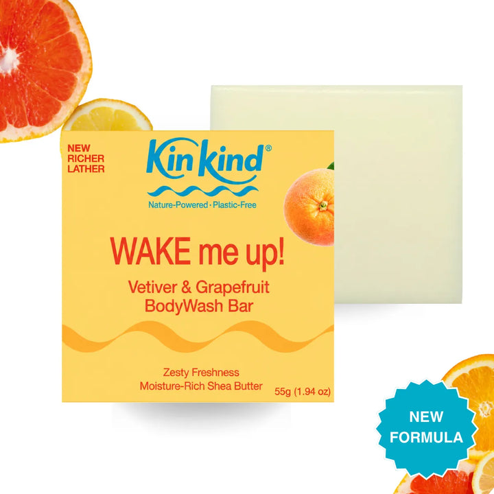 WAKE me up! Vetiver & Grapefruit BodyWash bar - NEW FORMULA