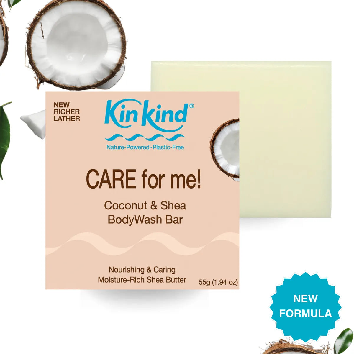 CARE for me! Coconut & Shea BodyWash Bar - NEW FORMULA