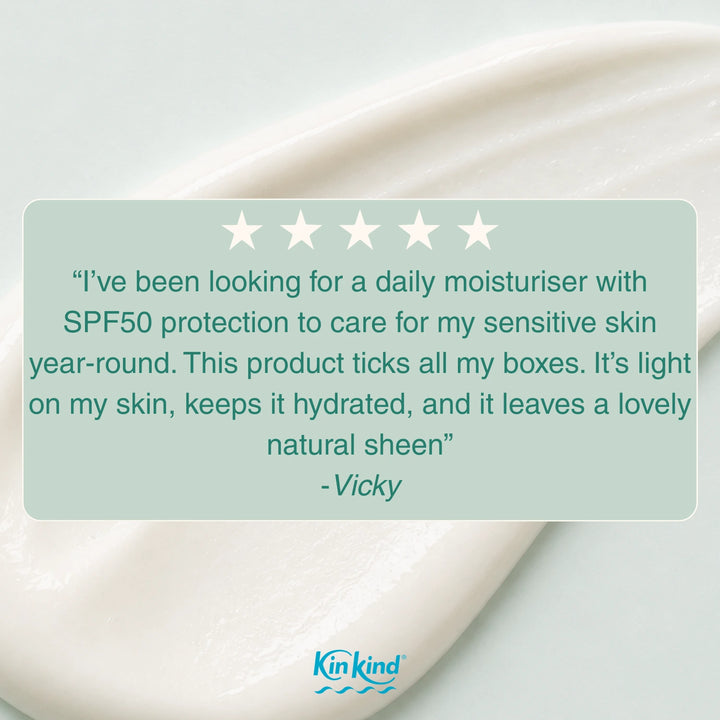 NEW My HYDRATION hero! SPF50 Natural Resilience Face Moisturiser (50ml)