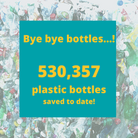 plastic bottles saved
