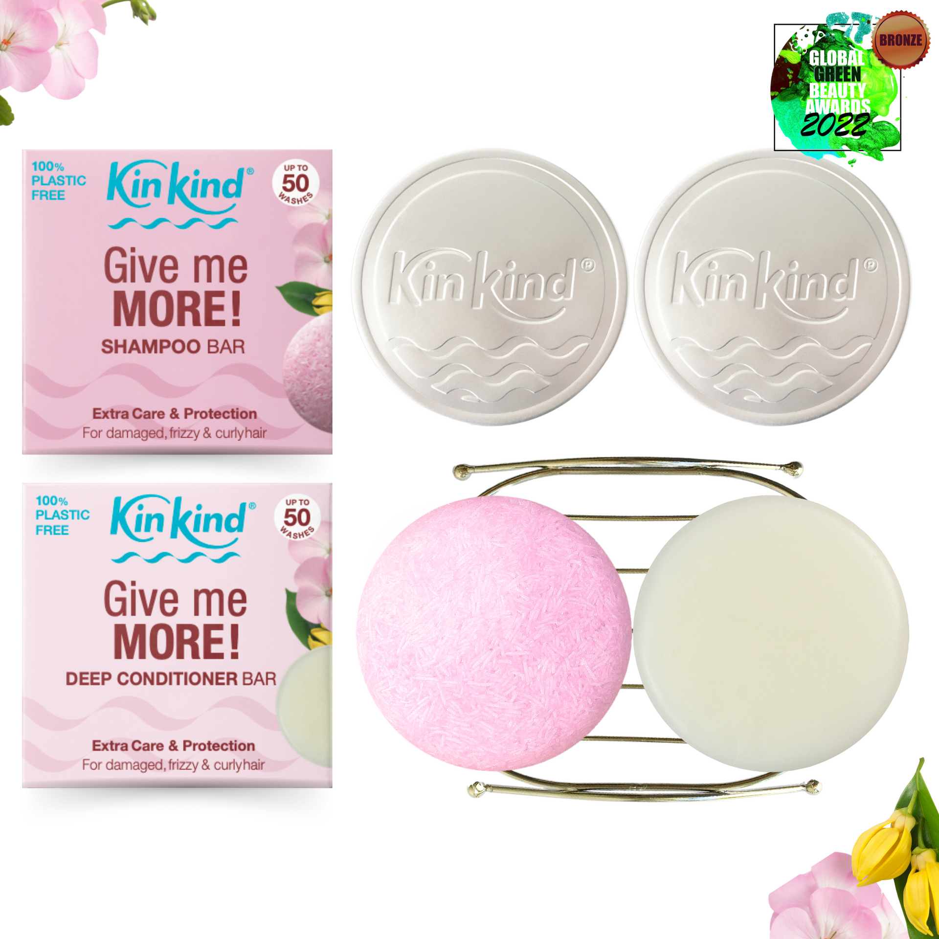 Give me MORE Ritual Starter Set. Extra Care & Protection Damaged Frizzy & Curly Hair