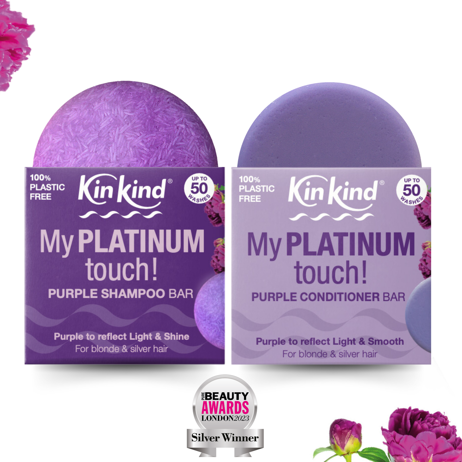My PLATINUM touch Shampoo Conditioner bars Blonde & Silver Hair