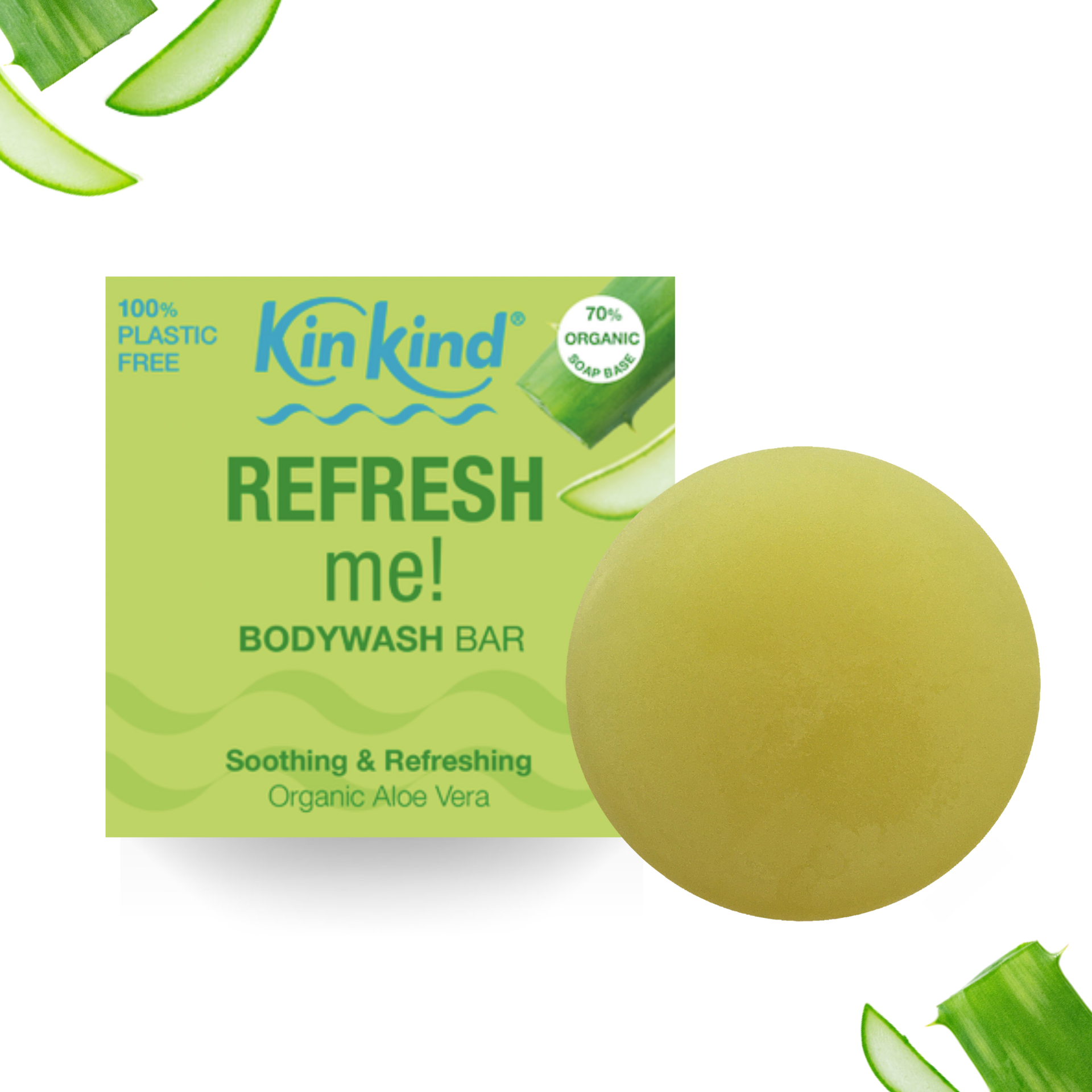 REFRESH me BodyWash bar. Saves 1 plastic bottle