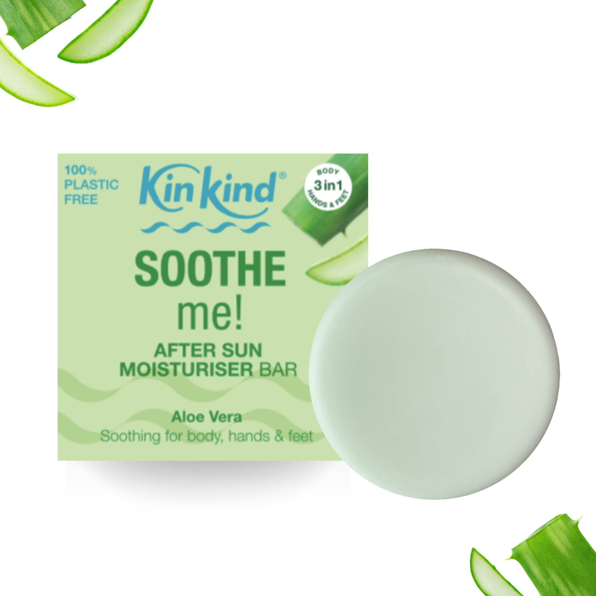 SOOTHE me AfterSun Body Lotion Bar. Saves 1 plastic bottle