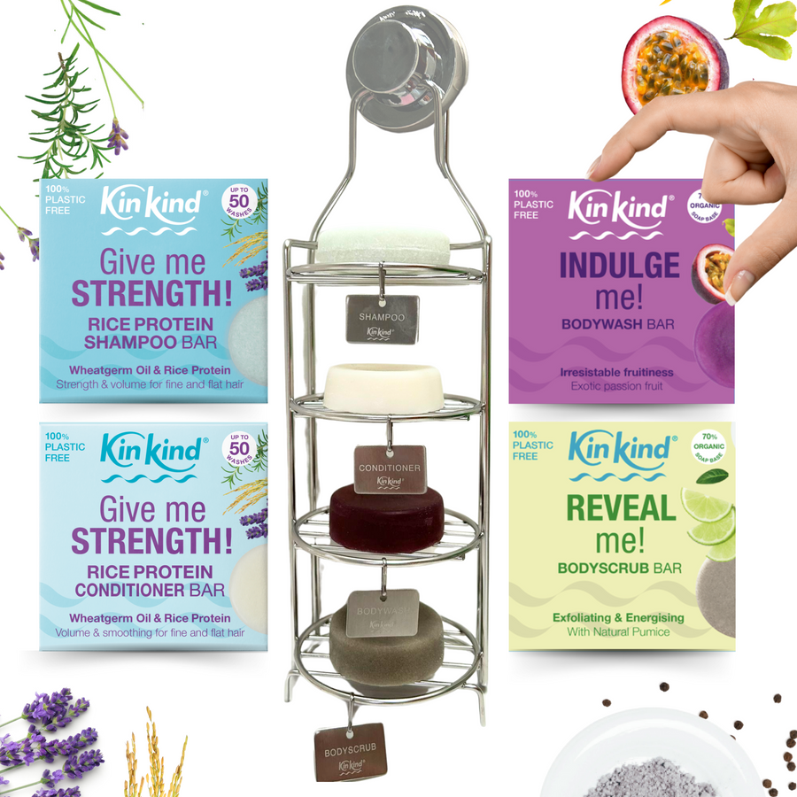 The Stylish Shower Caddy Bundle. Create Your Own Hair & BodyCare Routine. Worth £55. Get 25% OFF.