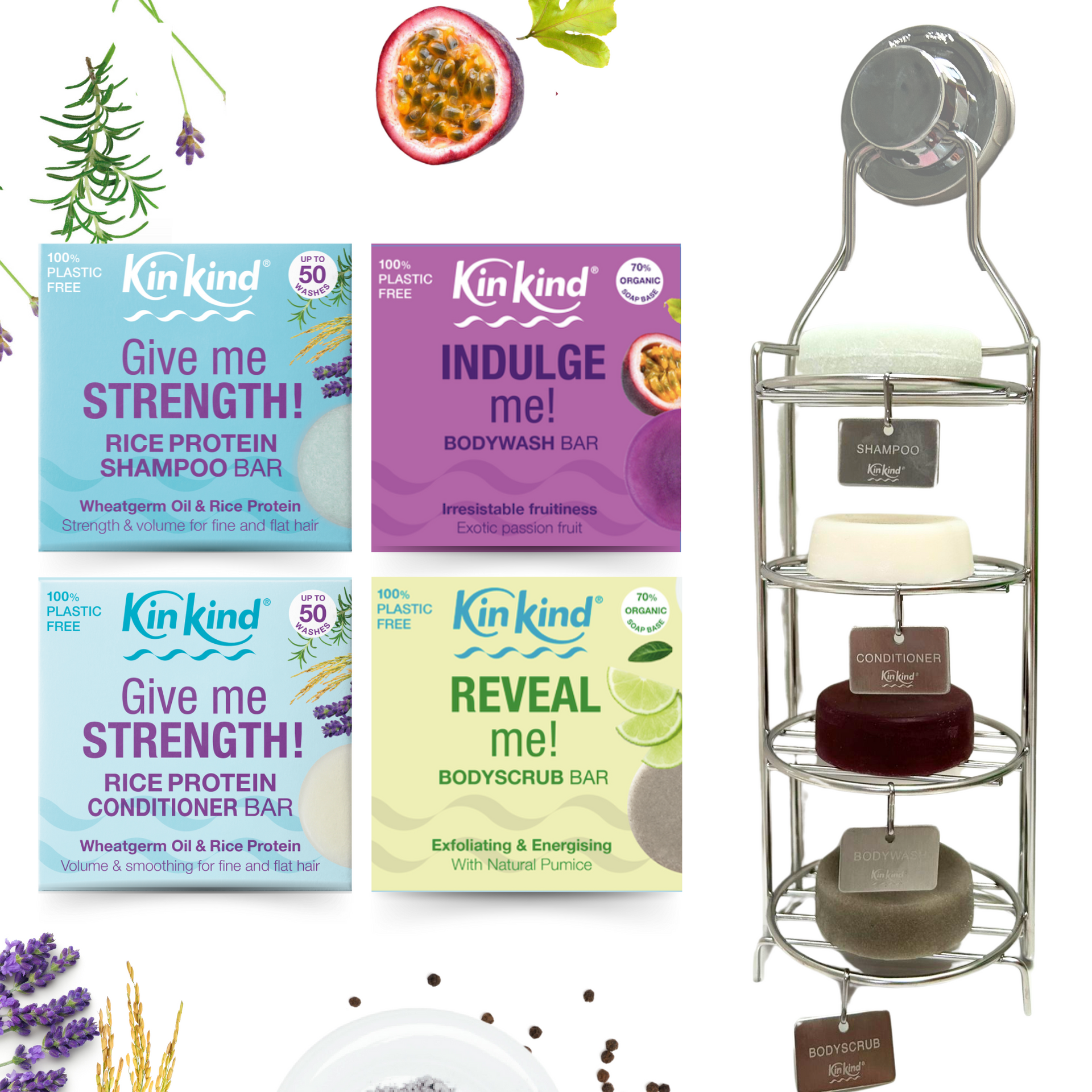 Give me STRENGTH Shower Caddy BEAUTY GIFT SET.