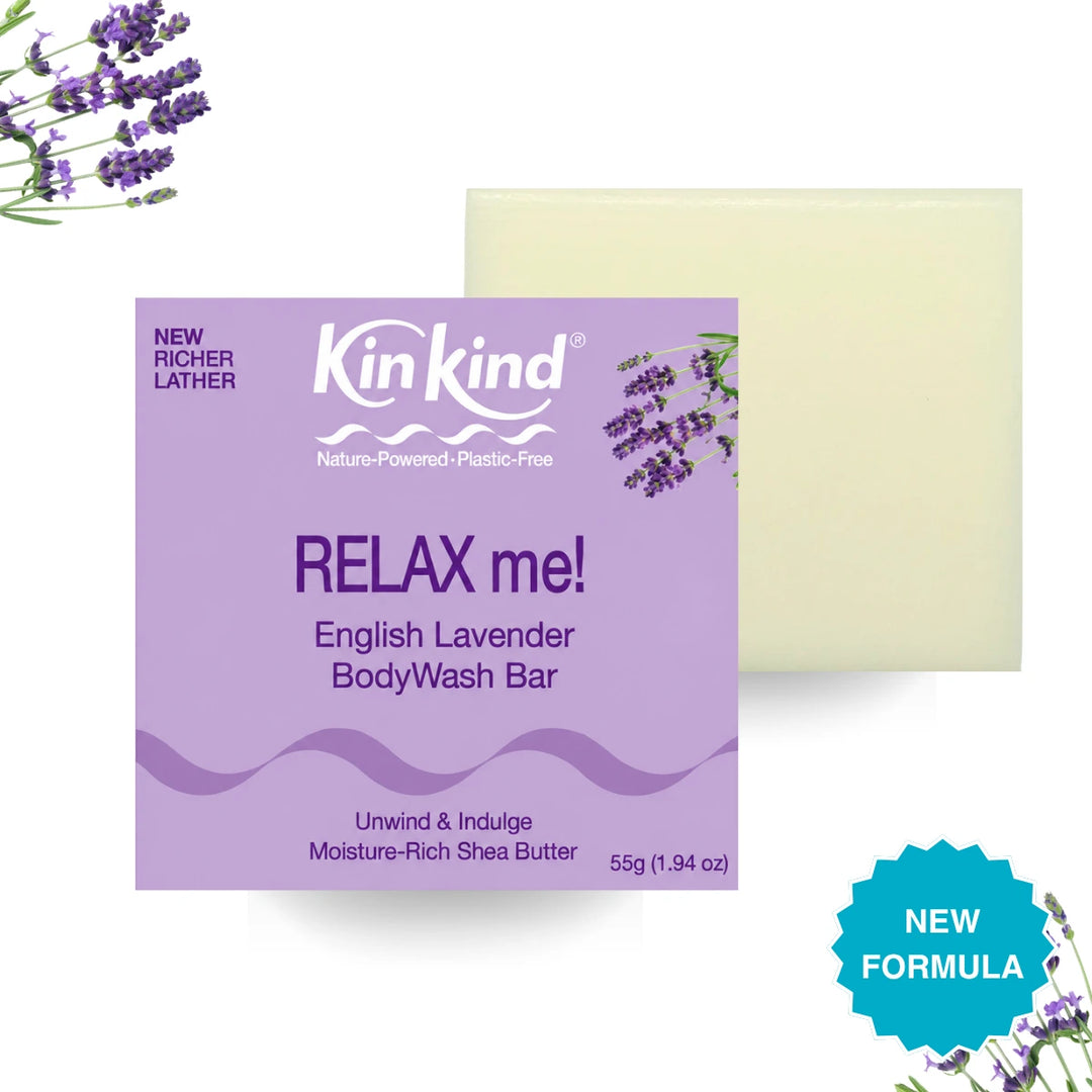 NEW Limited Edition RELAX me! English Lavender BodyWash bar