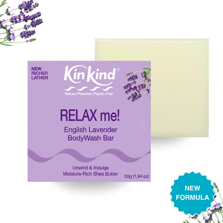 NEW Limited Edition RELAX me! English Lavender BodyWash bar
