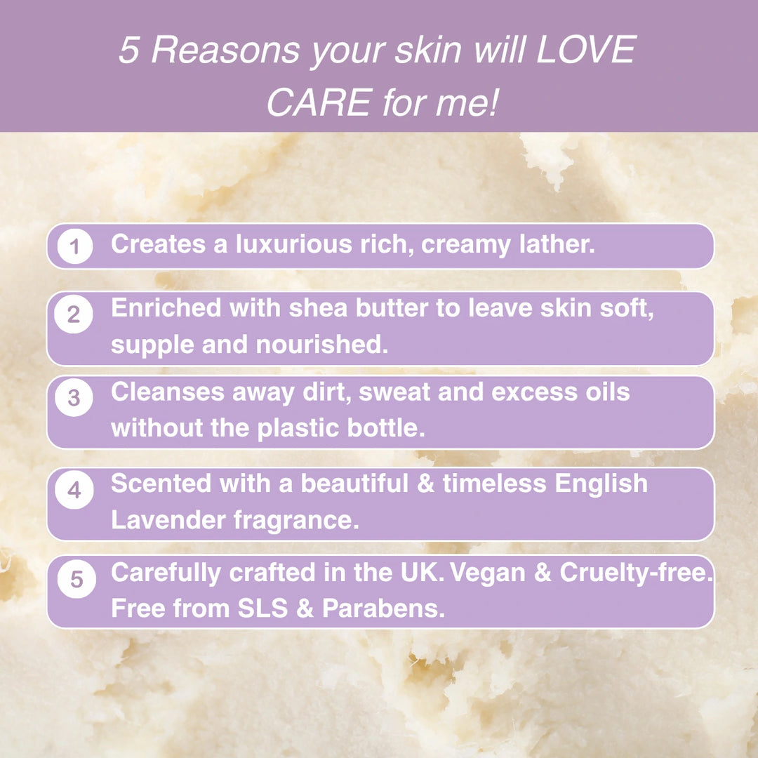 NEW Limited Edition RELAX me! English Lavender BodyWash bar