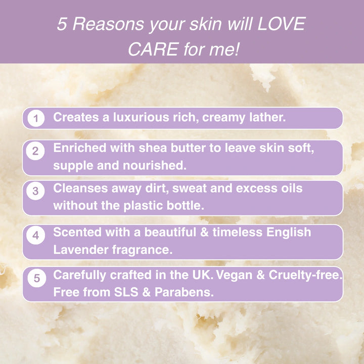NEW Limited Edition RELAX me! English Lavender BodyWash bar