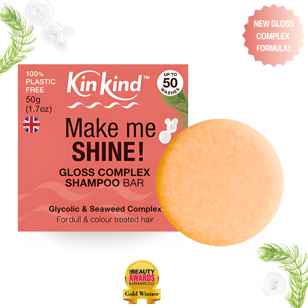 Make me SHINE! Gloss Complex Shampoo Bar. For Colour Treated & Dull Hair. Saves 2 plastic bottles!