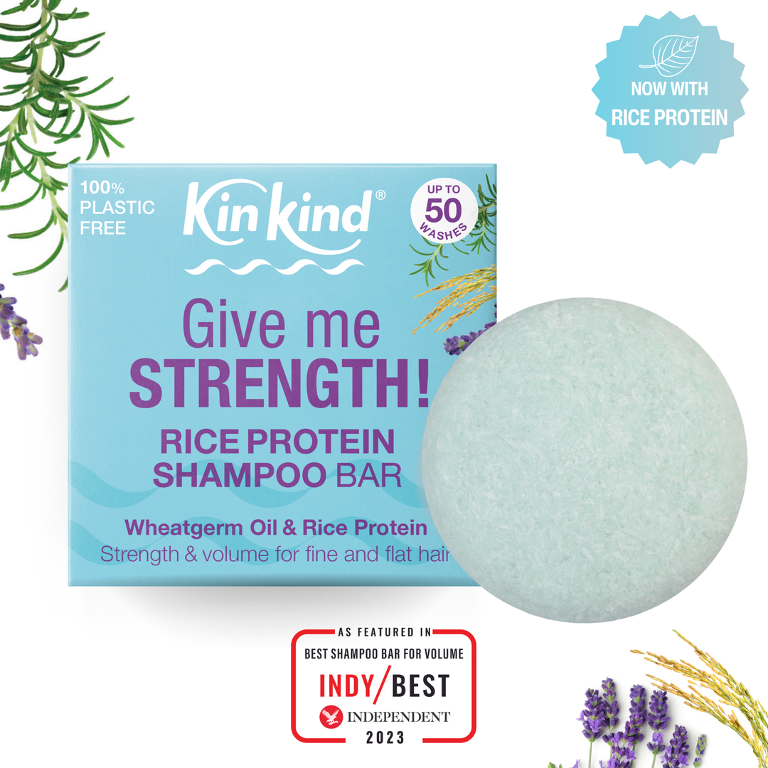 Give me STRENGTH! Shampoo bar. Volume & Strength for fine, flat and thin hair. Saves 2 plastic bottles!