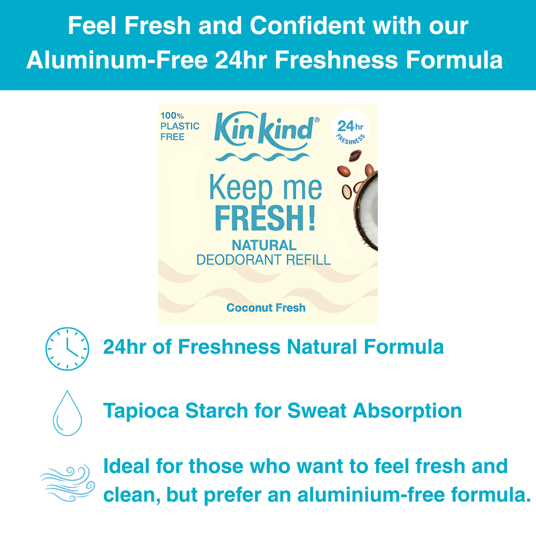 Keep me FRESH! Natural Deodorant Refill Duo Pack
