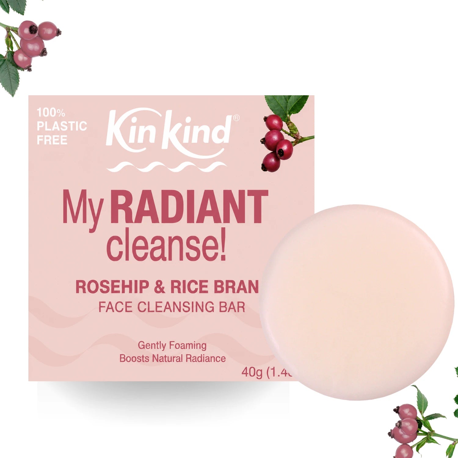 My RADIANT cleanse! Rosehip & Rice Bran Face Cleansing Bar