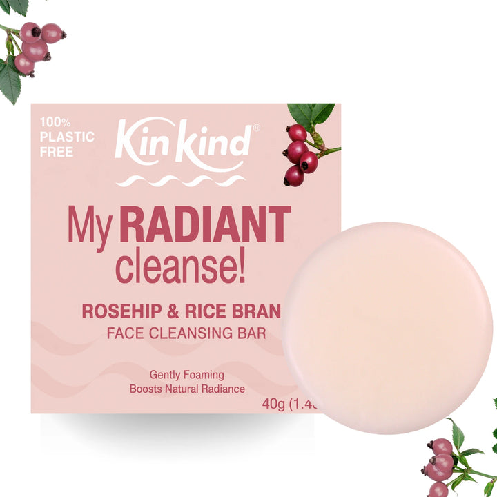 NEW My RADIANT cleanse! Rosehip & Rice Bran Face Cleansing Bar
