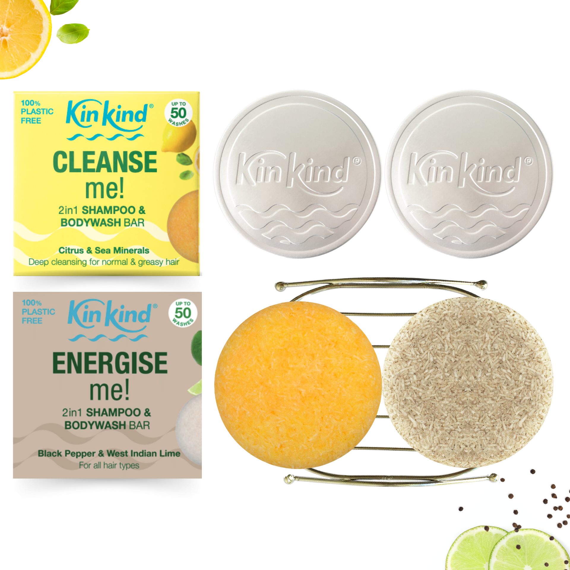TAKE me Ritual Starter Set. 2in1 Shampoo & BodyWash bars all hair types.