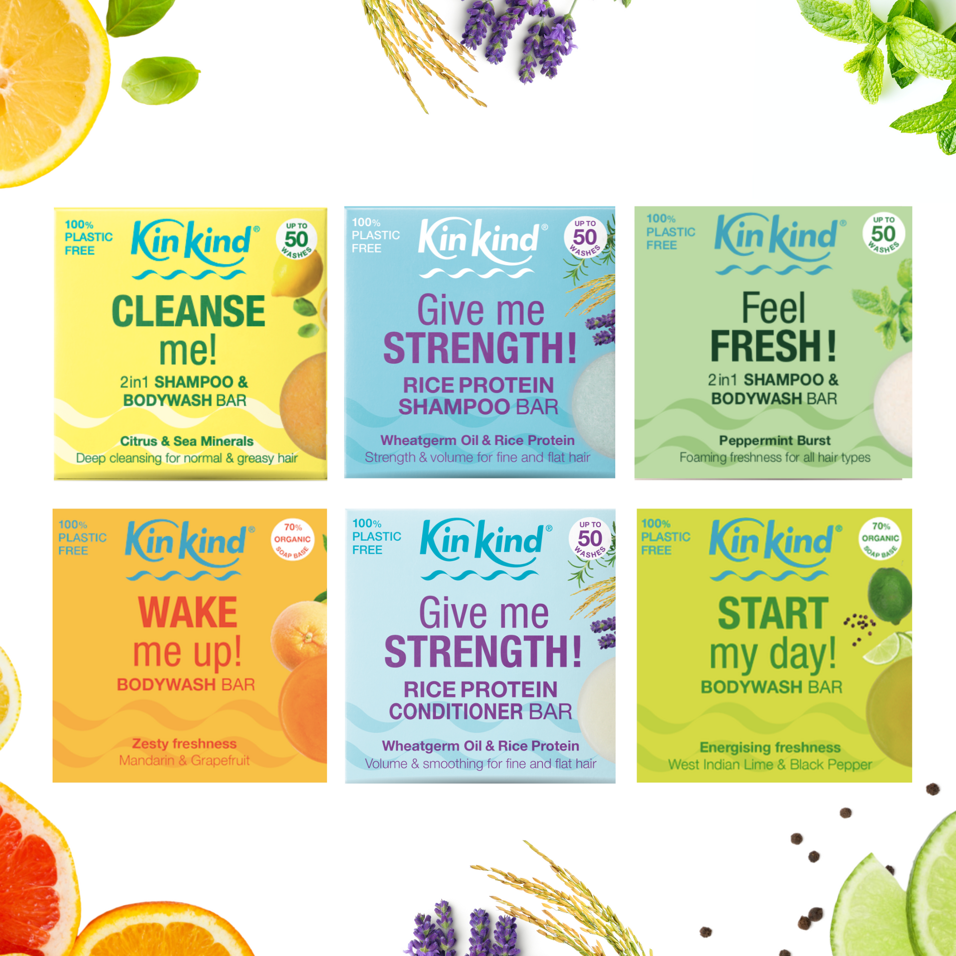 WAKEY WAKEY Lets get going Family 6 Bar Bundle. Saves 10 plastic bottles