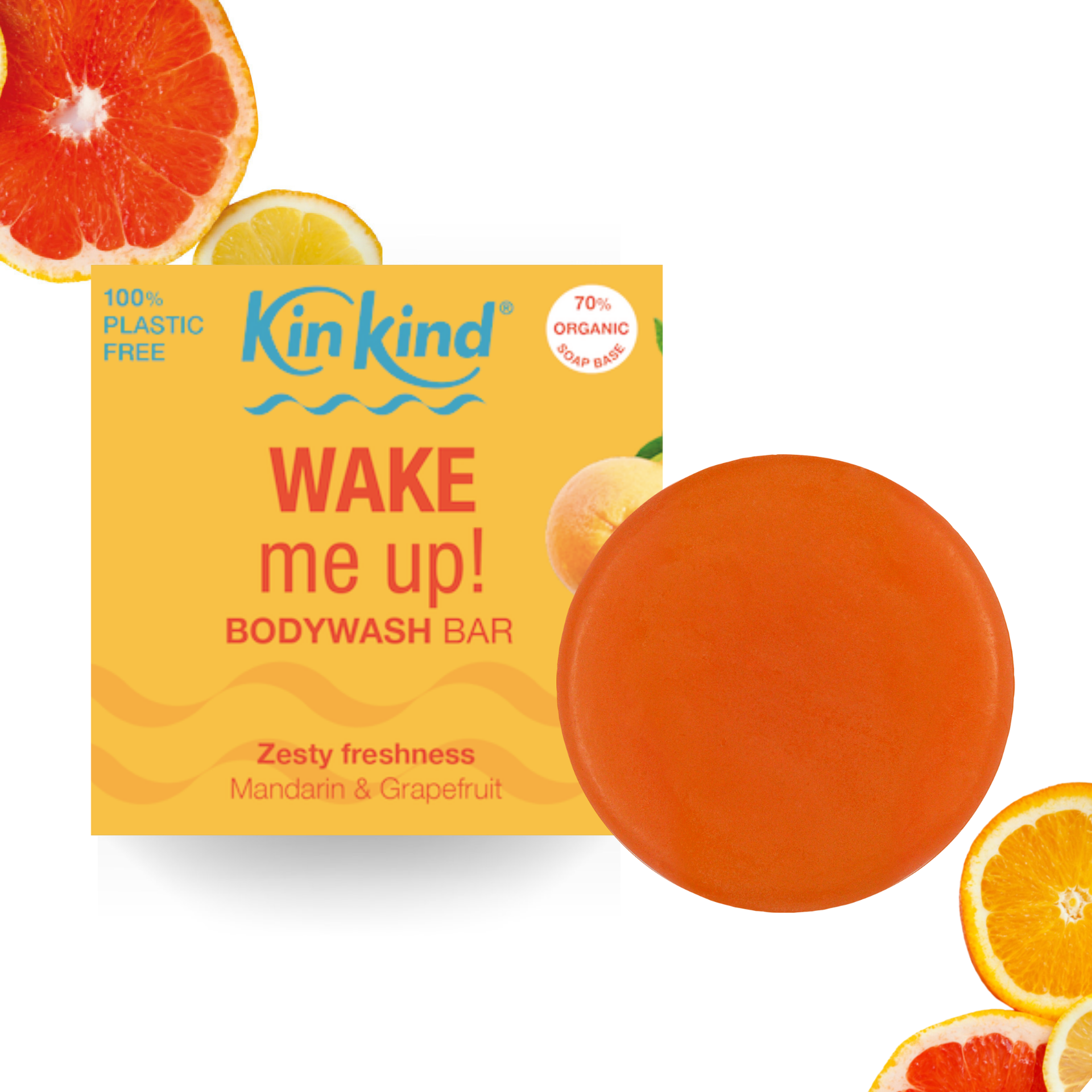 WAKE me up BodyWash bar. Saves 1 plastic bottle