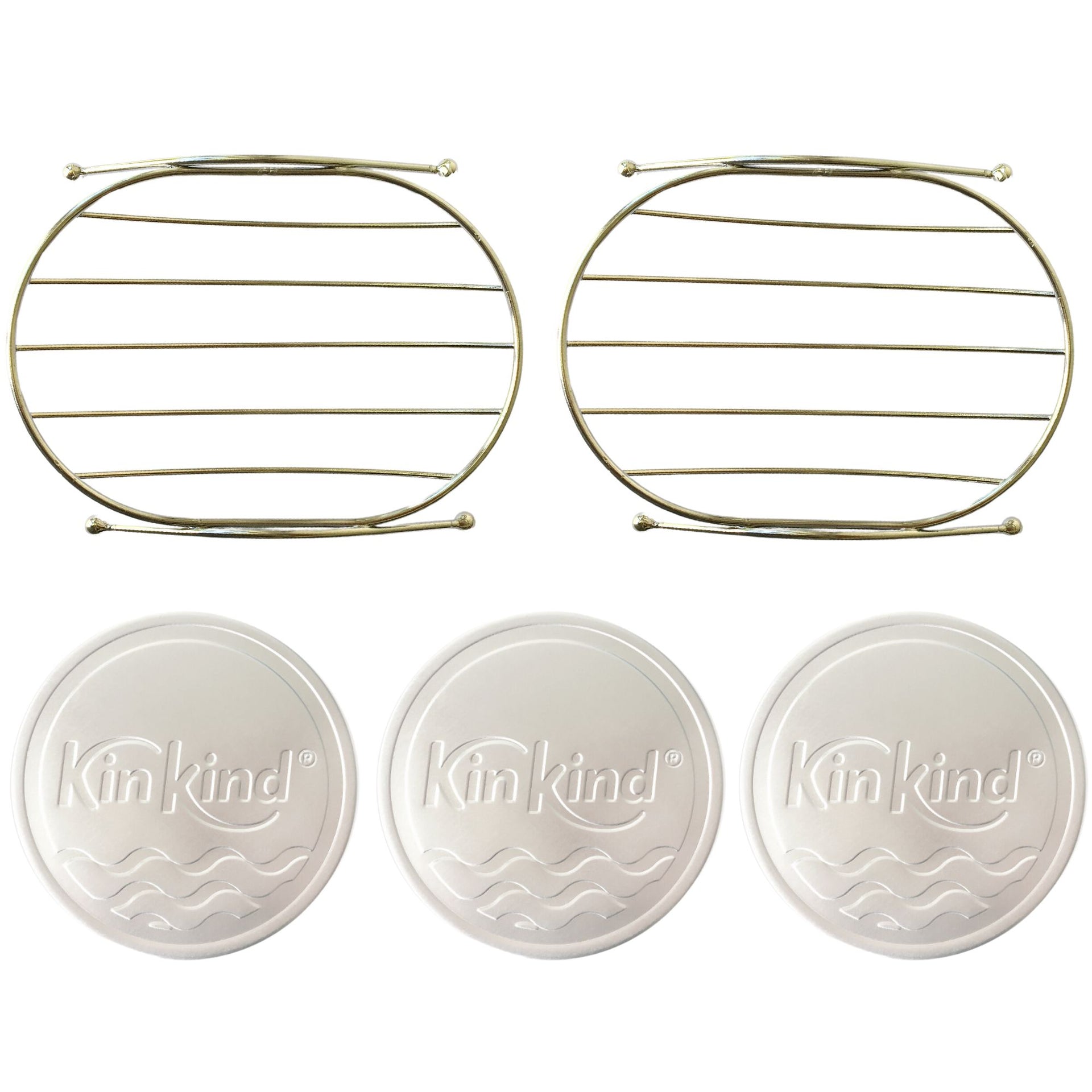 2 x HOLD me Storage Racks & 3 KEEP me Travel Tins