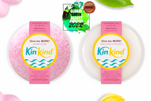 Load image into Gallery viewer, KinKind Solid shampoo and conditioner bars for curly hair, frizzy hair and damaged hair with awards logo