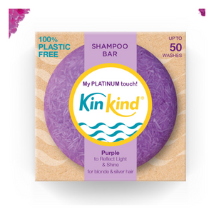 Purple Shampoo Bar for blonde & silver white and grey hair