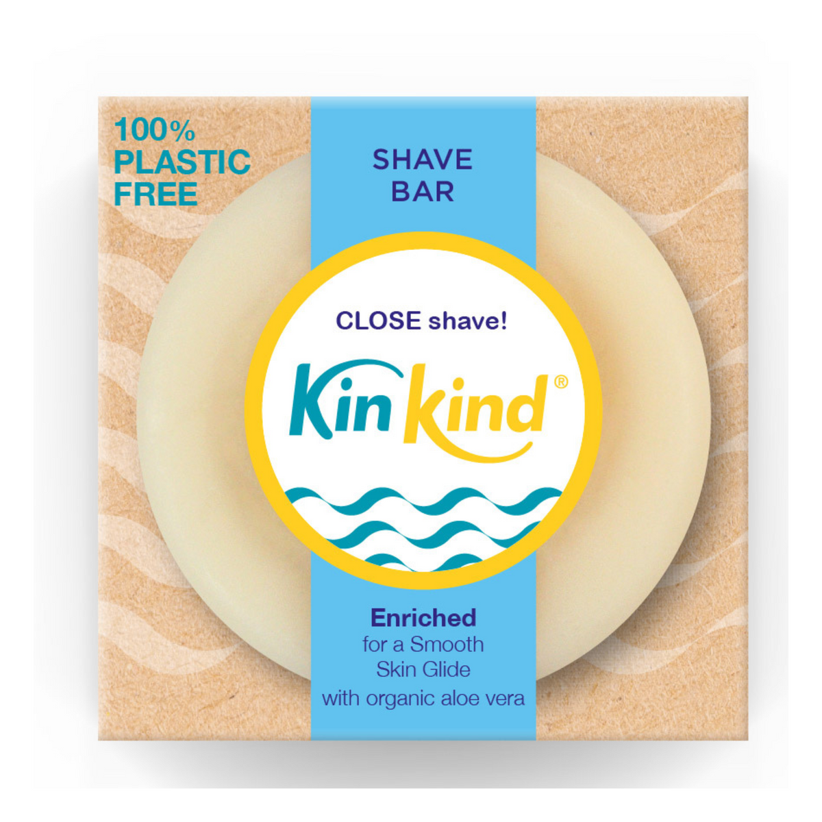 Plastic Free Shaving Soap Bar UK KinKind